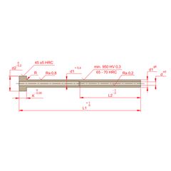 BUCHA EXTRATORA TIPO S DIAM.8,2X12X150MM