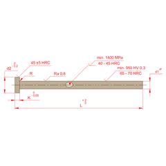 EXTRATOR TIPO AO 9,5X250MM (11-08.07.800)