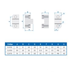 CENTRALIZADOR LATERAL POLIMOLD 75