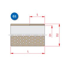COLAR DE ESFERAS EM ALUMINIO-G1 63098