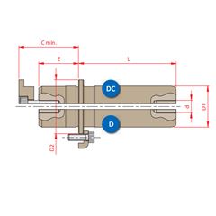 PINO DESMONTAVEL FIX.CENTRAL-P4011DC