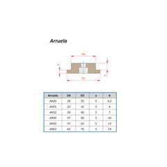 PINO DESMONTAVEL FIX.CENTRAL-P4011DC