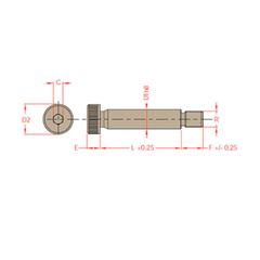 PARAFUSO M8 X 10 X 30