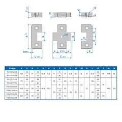 CENTRALIZADOR LATERAL DUPLO PXXSI7536